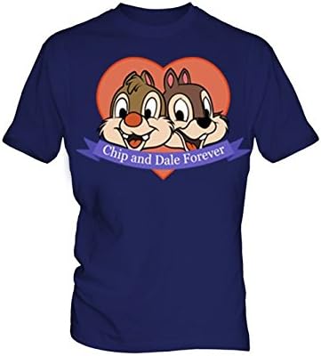 Chip 'N' Dale 4 Men's Blue T Shirt