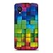 kwmobile TPU SILICONE CASE for LG Google Nexus 5 Design rainbow cubes multicolor green blue - Stylish designer case made of premium soft TPU
