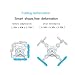 PowPro Cair PP-MS1 Mini Foldable RC Drone FPV VR Wifi RC Quadcopter Remote Control Drone with HD 720P Camera RC Helicopter