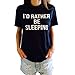 YITAN Women Casual Cool Short Sleeve O-Neck Tops Graphic Tees Summer Fashion Cute Funny T Shirts