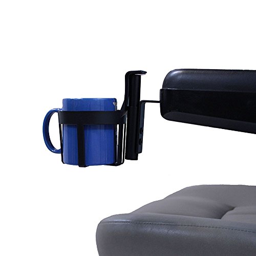 Wheelchair Cup Holder for Power-Chair & Scooter Armrests
