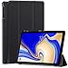 Ztotop Folio Case for Samsung Galaxy Tab S4 10.5 inch Tablet - Lightweight Trifold Stand Cover with Auto Sleep/Wake for Samsung Galaxy Tab S4 SM-T830 (Wi-Fi)/SM-T835 4G (LTE) 10.5-inch 2018,Black