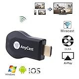 WiFi 1080P Full-HD HDMI TV Stick AnyCast DLNA Wireless Chromecast Airplay Dongle