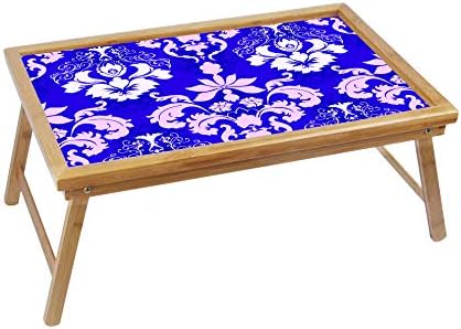 Aart Store Multipurpose Printed Wooden Foldable Laptop Table for Study/Reading/Writing/Eating