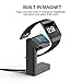 for Fitbit Ionic Charger, Rymemo Magnetic Charging Stand Accessories Charging Dock Station Holder for Fitbit Ionic Smart Watch - Black