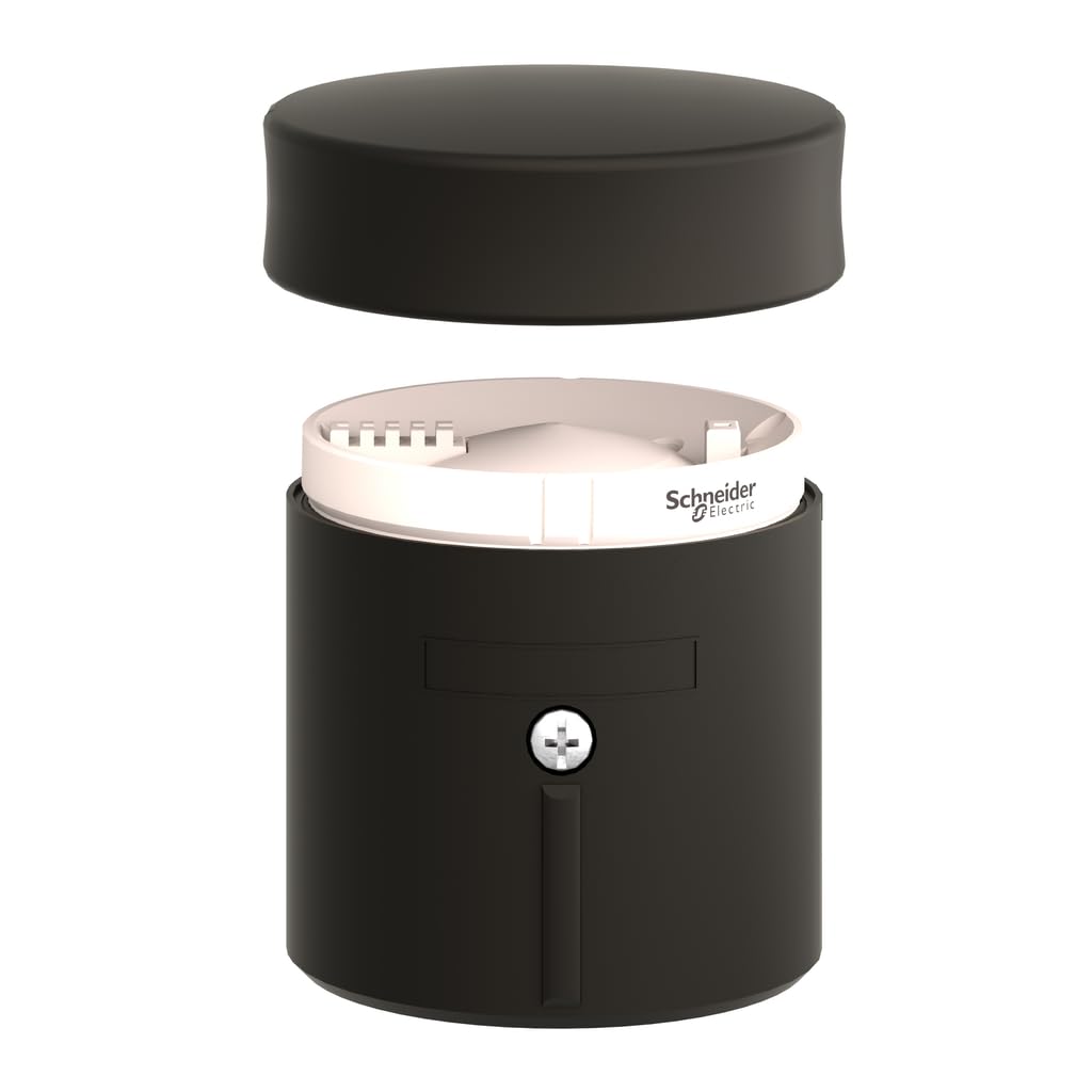 Schneider Electric - Harmony XVB UniversalBase Unit + Cover For Modular Tower Lights, Plastic, Ø70, Bottom Entry, Side Cable Entry, Black, XVBC21