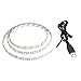Lemonbest 2m Resin Flexible USB LED Lights Strip Ribbon 3528smd 120leds 5V Waterproof Cool White