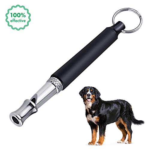 nicekrud Dog Whistle, Professional Dog Training Whistle to Stop Barking, Adjustable Pitch Ultrasonic Pet Whistle Training Tool Silent Bark Control for Dogs