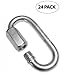 Yardware etcetera Quick Links 3/16 inch Zinc Plated 24 Pack - 620 Pound Working Load Limit- Chain Links