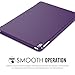 MoKo Case for iPad Pro 9.7 - Slim Lightweight Smart-shell Stand Cover Case with Auto Wake / Sleep for Apple iPad Pro 9.7 Inch 2016 Release Tablet (Not fit New iPad 9.7 Inch 2017 Version), PURPLE