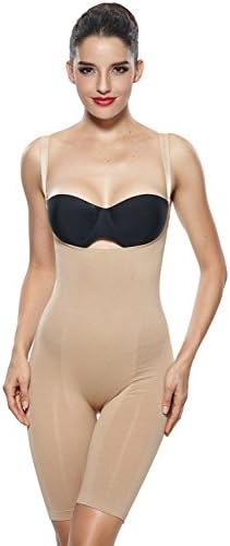 Women's Wear Your Own Bra Shapewear Slip Mid Thigh Corset Bodysuit