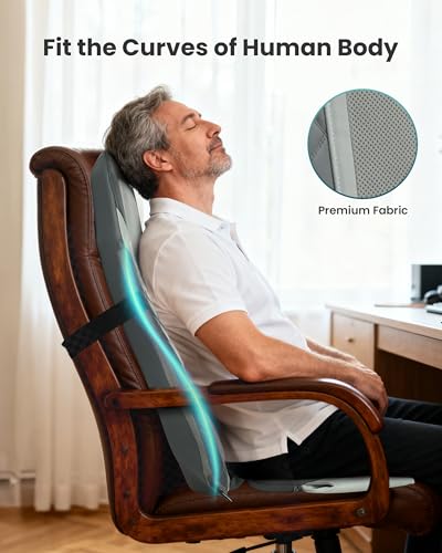 Snailax Shiatsu Back Massager with Heat,Full Back Massager for Relaxation,Longer Massage Chair Pad,Back Kneading Shiatsu or Rolling Massage for Chair, Fathers Day Dad Gifts for Men Husband