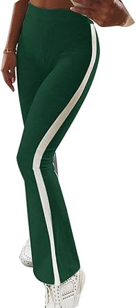 ladies pants with side stripe