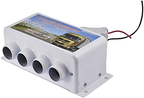 Vanow 4穴 暖房ヒーター 500w 1kw 車内用ヒーター 12v 24v 車載暖房 手動 一体式電気エアヒーター ファンヒーター 除雪 大風量 高速加熱 省エネ 低騒音 省電力 暖房 除霧 霜取り 曇り止め 船舶 トラック バン バスに適用 組立て簡単 Yihr Ba