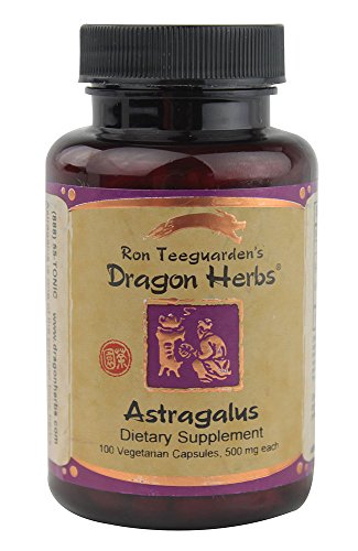 Dragon Herbs Astragalus -- 100 Vegetarian Capsules