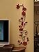3D Rattan Flower Wall Murals for Living Room Bedroom Sofa Backdrop Tv Background, Originality Stickers Gift, Wall Decal Sticker (35(H) x 11(W) inches)