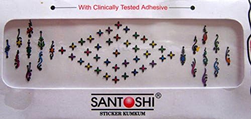 India Traditional Small Dot Forehead Bollywood Tika Tikka Bindi Tatoo 55 Nos