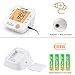 Blood Pressure Monitor Upper Arm, Arealer Automatic Blood Pressure Monitor Large Cuff, Digital Bp Cuff with Blood Pressure and Pulse Rate for Home Use, 2 * 90 Memory Mode, Batteries and Bag Included.