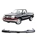 BUMPERS THAT DELIVER - Textured, Black Upper Front Top Bumper Cover for 2002-2006 Chevy Avalance 2003-2007 Chevy Silverado 1500, GM1051110