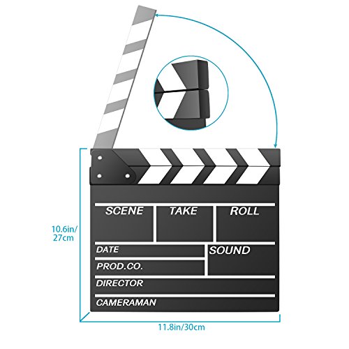 4 Neewer+Wooden+Directors+Slateboard+Clapper