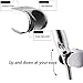Handheld Shower Head with on off Switch - 5 Spray Settings High Pressure Shower Sprayer with 5 Feet Hose & Adjustable Wall Mount Bracket, Chrome Finish