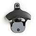 Wall Mounted Bottle Opener, Midnight Black, by Sky Solutions with Free Matching Mounting Screws. Classic Vintage Wall Beer Bottle Openers