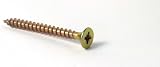ForgeFix Multi-Purpose Single Thread Screws 5.0 x 50mm Zinc Yellow Passivated view 4