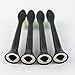 SonicPRO (8x) Black Replacement Heads Compatible with Philips Sonicare Toothbrush Heads DiamondClean 2 Series FlexCare + HealthyWhite EasyClean Click-On (8 Heads) SonicPRO made by Great Value Tech