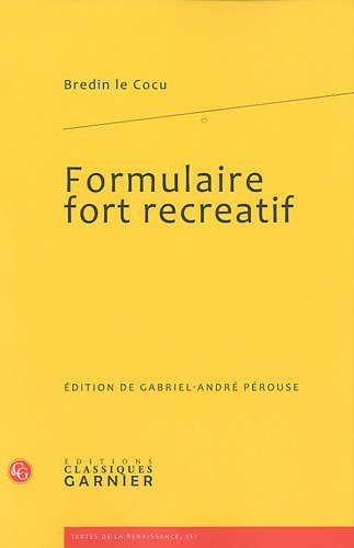 Formulaire fort recreatif