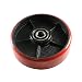 Mighty Lift B008C Polyurethane Steer Wheel with Sealed Precision Bearings, 7'' x 2'', Red Color