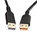 USB Cable of Ac Adapter Charger Power Cable for Lenovo Yoga 3 Pro, Yoga 3 11, Yoga 700, Yoga 3 14, Yoga 3-1470, Yoga3 11-5Y10, Yoga 3-1470 Yoga4 Pro Series Laptop 5L60J33144 5L60J33145 (5.9ft/1.8m)