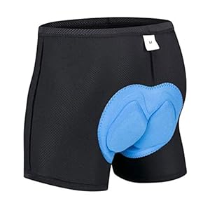 YULIXIN 3D Gewatteerde Fietsshorts, Gel Gewatteerde Fietsen, Lichtgewicht, Elastisch, Ademend Sneldrogend