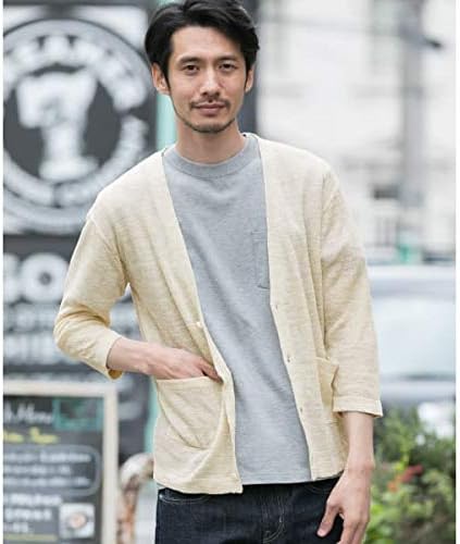 Amazon アーバンリサーチ サニーレーベル メンズ Urban Research Sonny Label メンズカーディガン リネンvネック カーディガン オフ L セーター 通販