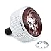 TRICKTOPPERS Custom Chrome Billet Aluminum Knurled Fender Seat Bolt for 1996 - Up Harley Road Street Glide Dyna Sportster Softail 1/4-20 Thread Pitch - Skeleton Skull Punisher Skull Tribal