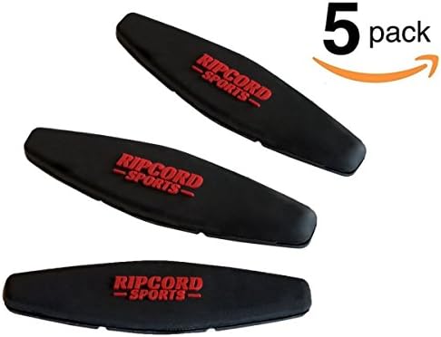 Ripcord Sports Tennis Vibration Dampener (5 Pack) – Tennis Racquet Shock Absorber - Weather Resistant and Suitable for Nearly All Racket Sizes