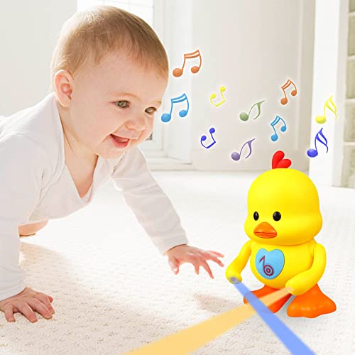 ZDORT Dancing Duck Toy, 2023 New Cute Baby Duck Musical Toys,Dancing
