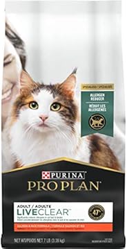 Pro Plan LiveClear Allergen Reducing Dry Cat Food, Salmon & Rice 3.18kg, B