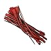 YXQ 10Pairs JST 2 Pin Male Female Connector 22AWG Red Black 150mm Wire for RC Plane Battery