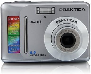 Praktica DCZ 6.8 Digital Camera 6 Megapixels 3x Optical Zoom 6.4 cm (2.5  Inch) Display: Amazon.co.uk: Electronics & Photo