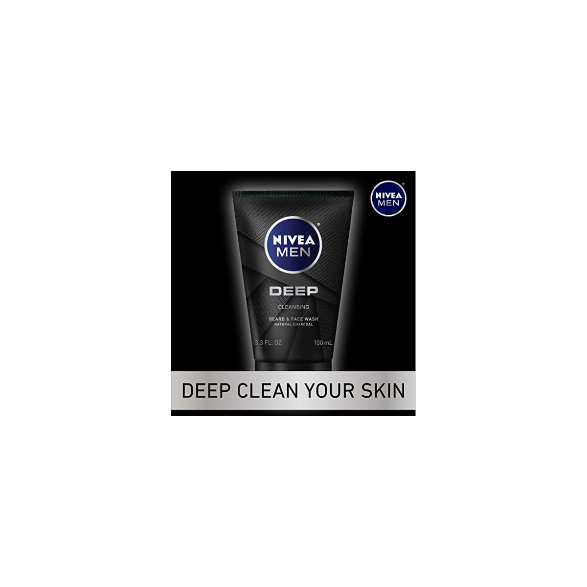 nivea men deep cleansing beard & face wash
