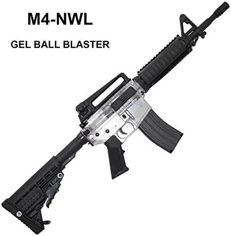 GELRIZTY M4-NWL Gel Ball Blaster - Electric Gel Soil Water Crystal Beads Toy Blaster - Safe and Harmless Toy Gun - Cool Emulation Shape