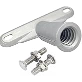 LeapMars Broom Handle Bracket,5mm Thickness Deck Brush Accessories,Aluminum One-Piece Casting Metal Brackets,Broom Bracket for American Style Threadedd