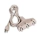 8FT SPT-3 16/3 Indoor/Outdoor Extension Cord,3 Prong,3-Outlet Power Strip