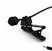 JK® MIC-J 044 Omnidirectional Condenser Lapel Microphone Lavalier Microphone Recording Microphone (1/8 Inch TRRS Plug)