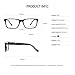 OCCI CHIARI Men Rectangle Stylish Eyewear Frame With Clear Lens (Demi,54)