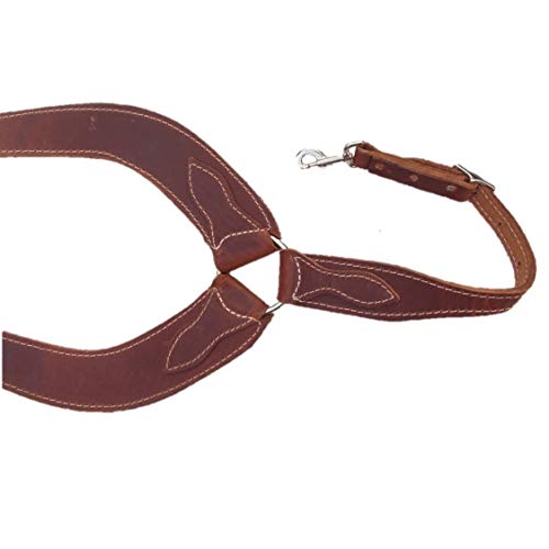 Brown Harness Leather Pulling Breast Collar