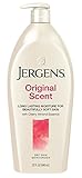 Jergens Original Scent Dry Skin Moisturizer with Cherry Almond Essence, 32 Ounces