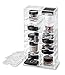 byAlegory Acrylic Makeup Organizer With Removable Dividers | 20 Spaces Designed To Stand & Lay Flat