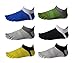 Men Cotton Low Cut Toe Socks 5 Finger No Show Mesh Wicking 3/4/6 Pack 9 Pack