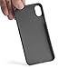 totallee iPhone X Case, Thinnest Cover Premium Ultra Thin Light Slim Minimal Anti-Scratch Protective - for Apple iPhone X (Jet Black)